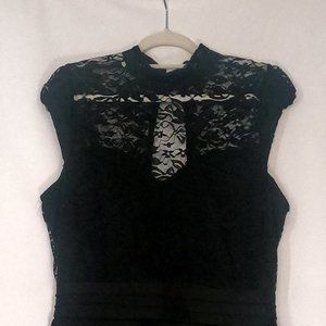 Venus lace peplum dress